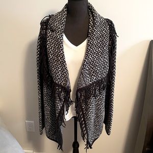 Chicos Fringe Sweater